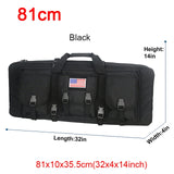 Top quality! 32 38 42 48 inch Tactical Double Rifle Case Military Molle Gun Rifle Bag Sniper Airsoft Gun Case Backpack Hunting Gun Holster