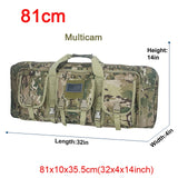 Top quality! 32 38 42 48 inch Tactical Double Rifle Case Military Molle Gun Rifle Bag Sniper Airsoft Gun Case Backpack Hunting Gun Holster