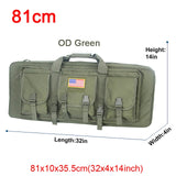 Top quality! 32 38 42 48 inch Tactical Double Rifle Case Military Molle Gun Rifle Bag Sniper Airsoft Gun Case Backpack Hunting Gun Holster