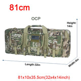 Top quality! 32 38 42 48 inch Tactical Double Rifle Case Military Molle Gun Rifle Bag Sniper Airsoft Gun Case Backpack Hunting Gun Holster