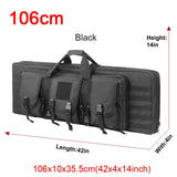 Top quality! 32 38 42 48 inch Tactical Double Rifle Case Military Molle Gun Rifle Bag Sniper Airsoft Gun Case Backpack Hunting Gun Holster