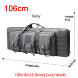 Top quality! 32 38 42 48 inch Tactical Double Rifle Case Military Molle Gun Rifle Bag Sniper Airsoft Gun Case Backpack Hunting Gun Holster