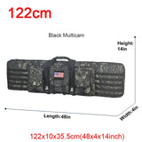 Top quality! 32 38 42 48 inch Tactical Double Rifle Case Military Molle Gun Rifle Bag Sniper Airsoft Gun Case Backpack Hunting Gun Holster