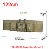 Top quality! 32 38 42 48 inch Tactical Double Rifle Case Military Molle Gun Rifle Bag Sniper Airsoft Gun Case Backpack Hunting Gun Holster