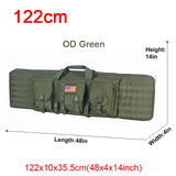 Top quality! 32 38 42 48 inch Tactical Double Rifle Case Military Molle Gun Rifle Bag Sniper Airsoft Gun Case Backpack Hunting Gun Holster