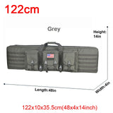 Top quality! 32 38 42 48 inch Tactical Double Rifle Case Military Molle Gun Rifle Bag Sniper Airsoft Gun Case Backpack Hunting Gun Holster