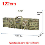 Top quality! 32 38 42 48 inch Tactical Double Rifle Case Military Molle Gun Rifle Bag Sniper Airsoft Gun Case Backpack Hunting Gun Holster