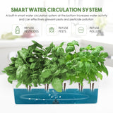 Upgraded 9 Holes Hydroponics Growing System Automatic Indoor Herb Garden Starter Kit With LED Grow Light Smart Garden Planter For Home Kitchen