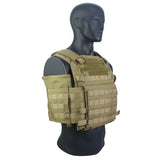 Top Quality 1000D Plate Carrier Tactical Vest Outdoor Hunting Protective Adjustable MODULAR Vest for Hunting Shooting Sports Accessories