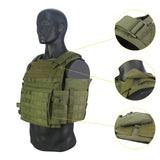 Top Quality 1000D Plate Carrier Tactical Vest Outdoor Hunting Protective Adjustable MODULAR Vest for Hunting Shooting Sports Accessories