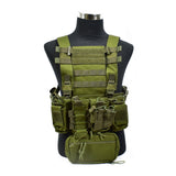 4th Gen Lightweight Tactical Vest Chest Hanging With Molle System and Detachable Accessory Bag