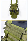 4th Gen Lightweight Tactical Vest Chest Hanging With Molle System and Detachable Accessory Bag