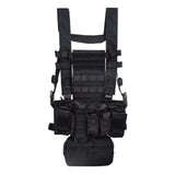 4th Gen Lightweight Tactical Vest Chest Hanging With Molle System and Detachable Accessory Bag