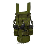 4th Gen Lightweight Tactical Vest Chest Hanging With Molle System and Detachable Accessory Bag