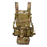 4th Gen Lightweight Tactical Vest Chest Hanging With Molle System and Detachable Accessory Bag