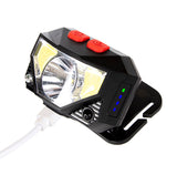 Powerfull 6000Lms LED Headlamp Rechargeable Body Motion Sensor Headlight Camping Flashlight Head Light Torch Lamp With USB