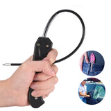 Portable Wire Self defense Whip Defense Staff Portable Martial Arts Kudo Whip for Combat Quick Strike Personal Safety Tool