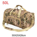 50L Or 60L Large Capacity Waterproof Gym bag Men Sports Travel Bags Military Tactical Duffle Luggage Outdoor FitnessTraining Bag