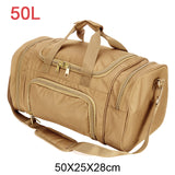 50L Or 60L Large Capacity Waterproof Gym bag Men Sports Travel Bags Military Tactical Duffle Luggage Outdoor FitnessTraining Bag