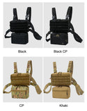 2022 New! 1000D Outdoor Ergonomics Designed Tactical Vest Bag Chest Military Chest Molle System Men Shoulder Camping Backpack EDC Bag Hunting Hiking Bag