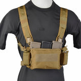 Chest Rig H-harness Vest Tactical Carrier Mag Pouch Insert CRX Hunting Hiking Shooting Sports