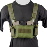 Chest Rig H-harness Vest Tactical Carrier Mag Pouch Insert CRX Hunting Hiking Shooting Sports