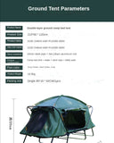 New Design! High Quality Outdoor Off The Ground Tent Thickened Oxford Cloth Warmth Outdoor Double-layer Rainstorm-proof Camping Fishing Tent