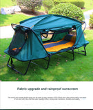 New Design! High Quality Outdoor Off The Ground Tent Thickened Oxford Cloth Warmth Outdoor Double-layer Rainstorm-proof Camping Fishing Tent