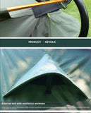 New Design! High Quality Outdoor Off The Ground Tent Thickened Oxford Cloth Warmth Outdoor Double-layer Rainstorm-proof Camping Fishing Tent