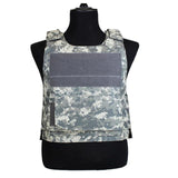 Anti-Stab Personal Defense Tactical Vest with two Foam Plates Hunting Vests adjustable shoulder straps Security Guard