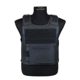 Anti-Stab Personal Defense Tactical Vest with two Foam Plates Hunting Vests adjustable shoulder straps Security Guard