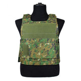 Anti-Stab Personal Defense Tactical Vest with two Foam Plates Hunting Vests adjustable shoulder straps Security Guard