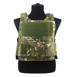 Anti-Stab Personal Defense Tactical Vest with two Foam Plates Hunting Vests adjustable shoulder straps Security Guard