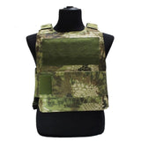 Anti-Stab Personal Defense Tactical Vest with two Foam Plates Hunting Vests adjustable shoulder straps Security Guard