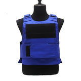 Anti-Stab Personal Defense Tactical Vest with two Foam Plates Hunting Vests adjustable shoulder straps Security Guard