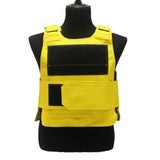 Anti-Stab Personal Defense Tactical Vest with two Foam Plates Hunting Vests adjustable shoulder straps Security Guard