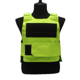 Anti-Stab Personal Defense Tactical Vest with two Foam Plates Hunting Vests adjustable shoulder straps Security Guard