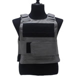 Anti-Stab Personal Defense Tactical Vest with two Foam Plates Hunting Vests adjustable shoulder straps Security Guard