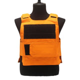 Anti-Stab Personal Defense Tactical Vest with two Foam Plates Hunting Vests adjustable shoulder straps Security Guard