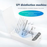 UV Light Sterlizer Phone Mask Nail Tool Sterilize Machine Sanitizer Sterilizing Cleaner Box USB Lamp Sanitizer Disinfection Case