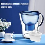 2022 New Design! High Quality Water Filter Jug 3.5L White With Filter Cartridges Household Water Filter Kitchen Activated Carbon Multiple Filtration Kitchen