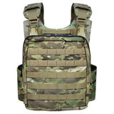 UTA Universal Tactical X-Merlin Plate Carrier Laser Cutting Molle Tactical Hunting Vest with Back Flatpack- MC