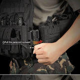 Top Quality QAD Laser-cut Tactical Vest Plate Carrier Training Adjustable Hunting Vest 1000D Nylon Outdoor Modular  Combat Accessories