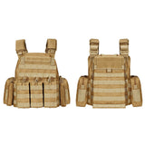 Luxury Plate Carrier Military Training Tactical Vest Removable Molle Body Armor Adjustable Hunting Vest Combat Accessories