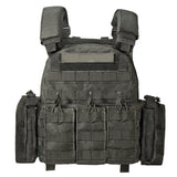 Luxury Plate Carrier Military Training Tactical Vest Removable Molle Body Armor Adjustable Hunting Vest Combat Accessories