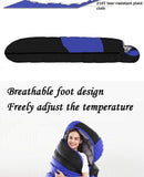 USB Electrical Heated Sleeping Bag 210*75cm Winter Sleeping Bag Thicken Down Cotton Waterproof And Warm Camping Sleeping Bag