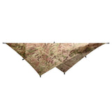 Outdoor Tent Canopy CP Camouflage Lightweight Tent Sunshade Canopy Windproof Waterproof Camping Tarp Awning Mat Accessories