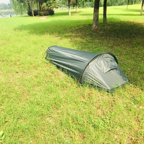 Ultralight Backpacking Camping Tent Adults Hiking Sleeping Thermal Single Person Portable Bivvy Sack Waterproof Fishing Hunting