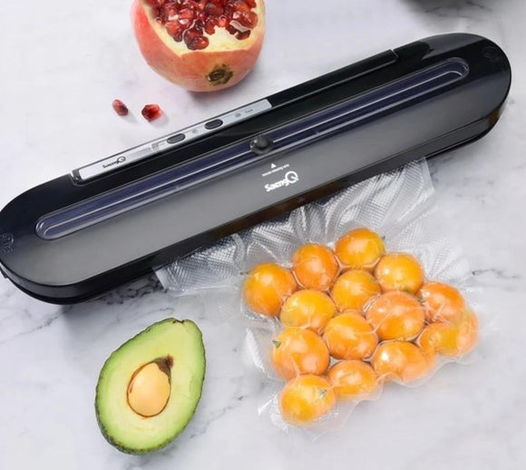 Upgraded Food Vacuum Sealer 220V/110V Automatic Commercial Household Food Vacuum Sealer Packaging Machine Include 10Pcs Bags