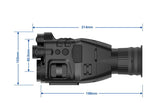 New!Top Quality! 24X Multifunction Double IR Digital Camera Sight Hide Crosshair Reticle Hunting Rangefinder Optional Night Vision Riflescope